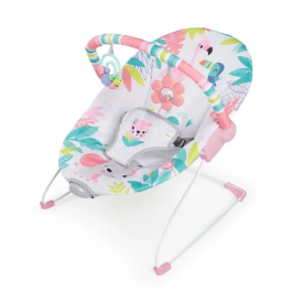 Bright Starts Hamaca Flamingo Vibes con Sonajero y Vibraciones para Bebé Precio: 45.50000026. SKU: S7102054