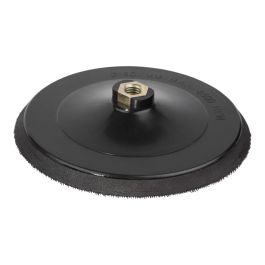 Wolfcraft Plato abrasivo autoadherente para amoladora m14 Ø180 mm, tejido rígido, máx. 8500 rpm