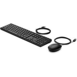 HP 320MK Teclado y Ratón con Cable USB – Set para Productividad Profesional