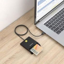 AISENS - LECTOR DE TARJETA INTELIGENTE DNI, NEGRO