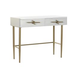 Consola DKD Home Decor Blanco Multicolor Dorado Metal Hierro Madera de mango 30 x 40 cm 90 x 45 x 74 cm Precio: 275.4999995. SKU: S3033396