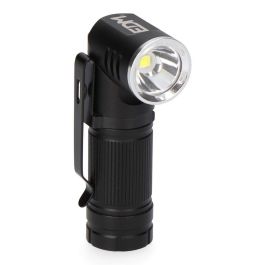 Mini linterna led 8w 450lm.cuerpo aluminio, cabezal direccionable. recargable