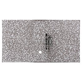 Liderpapel Classic Red Archivador de Palanca Folio Jaspeado Gris con Caja 80mm 287x350mm