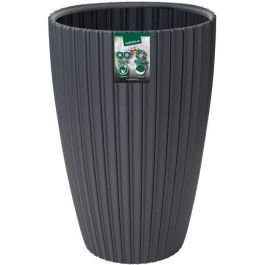 Maceta - Garden ID - Fancy - 40 x 58 cm - Para jardín, balcones o interiores - Antracita Maceta - Garden ID - Fancy - 40 x 58 cm - Para jardín, balcones o interiores - Antracita