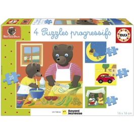 Educa Osito Pardo 8412668198845 Puzzle 4 Puzzles Progresivos Niños 12 a 25 Piezas 3 Años Precio: 22.49999961. SKU: B14NTCCK9Z