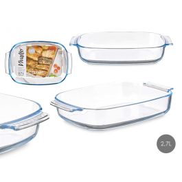 Bandeja Borosilicato Rectangular Asas 2700Ml Vivalto 34X6CM (12 Unidades) Precio: 68.4999997. SKU: B1HWDS3RDV