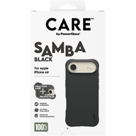 PanzerGlass CARE fashionable Samba black MagSafe iPhone Air Funda Compatible con MagSafe para iPhone