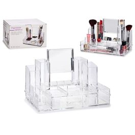 Organizador Alto Cajón 14 Huecos con Espejo Berilo 30x19x15 cm - Transparente (6 Unidades) Precio: 61.49999966. SKU: B1GTFTX68M