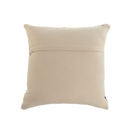 DKD Home Decor Cojín Decorativo Colonial de Poliéster y Piel Color Camel y Marrón Oscuro con Cremallera 40x40x10 cm DKD Home Decor Cojín Decorativo Colonial de Poliéster y Piel Color Camel y Marrón Oscuro con Cremallera 40x40x10 cm
