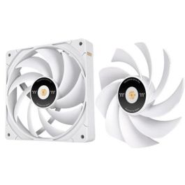 Thermaltake TOUGHFAN EX14 Pro Ventilador PC 140mm Blanco - Edición Swappable - 3 Pack 500-2000 RPM Rodamiento Hidráulico