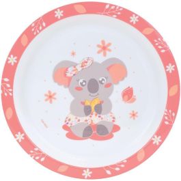 Fun House AAABH72381 - Juego de vajilla KOALA: Vaso 220ml, Plato Hondo 16cm, Plato Llano 22cm y Cubiertos