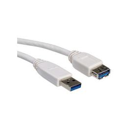 VALUE USB3.2 GEN1 KABEL A-A ST/BU 0.8m USB A Macho/Hembra Gris