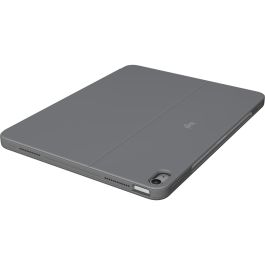 Funda para Tablet Logitech iPad Air 2024 Gris Qwerty Español QWERTY