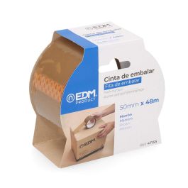Edm Cinta de Embalar de Polipropileno Marrón 48 Micras 50 mm x 48 m - Precinto para Paquetes Resistente Intemperie Precio: 2.50000036. SKU: S7915936