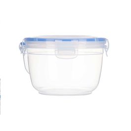 Leknes Fiambrera Cilíndrica Hermética 1.2L, 15.5x10.5x15.5 cm, Plástico Transparente con Cierre Hermético (12 Unidades) Leknes Fiambrera Cilíndrica Hermética 1.2L, 15.5x10.5x15.5 cm, Plástico Transparente con Cierre Hermético (12 Unidades)