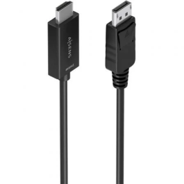 AISENS - CABLE CONVERSOR DISPLAYPORT A HDMI 4K@60HZ, DP/M-HDMI/M, NEGRO, 3.0M Precio: 11.88999966. SKU: B12FNEGZLW