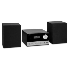 Medion AAAPE16814 Mini Sistema Hi-Fi con Bluetooth 5.3, DAB+/FM, Reproductor de CD y 30 W de Potencia Total