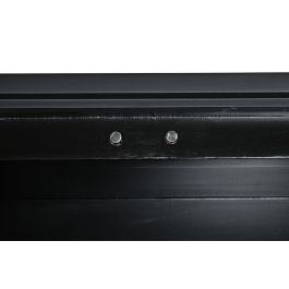 DKD Home Decor Armario Moderno Blanco Negro 180x75x40 cm 2 Puertas Madera MDF