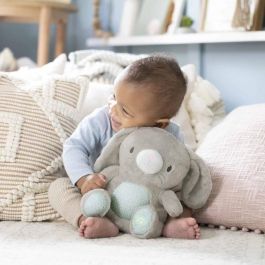 Ingenuity ING0074451129207 Conejito de peluche Sylvi, con melodías, vibraciones relajantes y luz para bebé