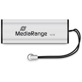 MEDIARANGE MR915 USB 3.2 Gen 1 de 16 GB, USB Type-A / Micro-USB, 50 MB/s, Negro/Plata