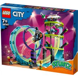 LEGO 60361 City Stuntz Desafío Acrobático: Rizo Extremo - Juego de Construcción 385 piezas