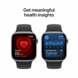 Apple Watch S11 Cellular 42mm Aluminium Space Grau con Sportarmband schwarz S/M