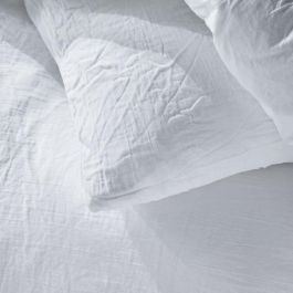 Today 123320 Juego de Cama Bimaterial Gasa de Algodón y Algodón Liso Color Tiza para 2 Personas 260x240cm, Incluye Funda Nórdica y 2 Fundas de Almohada Today 123320 Juego de Cama Bimaterial Gasa de Algodón y Algodón Liso Color Tiza para 2 Personas 260x240cm, Incluye Funda Nórdica y 2 Fundas de Almohada