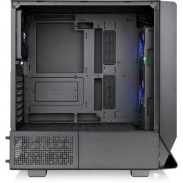 Thermaltake Ceres 350 MX Caja PC Midi Tower Negra con 2 Ventiladores de 140mm Preinstalados