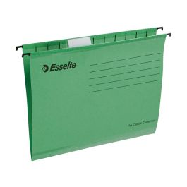 Carpeta Colgante Esselte Din A4 Kraft Lomo V Visor Corto Flexible Verde Caja De 25 Unidades Precio: 26.8899994. SKU: S8421484