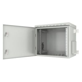Lanview Armario Rack 19'' 9U 600x450x500mm Montaje en Pared, Puerta Cristal Templado, Preparado para Ventilación, Gestión Cables Lanview Armario Rack 19'' 9U 600x450x500mm Montaje en Pared, Puerta Cristal Templado, Preparado para Ventilación, Gestión Cables