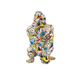 DKD Home Decor Figura Gorila de Resina Estilo Moderno Dorado Multicolor 13 x 22 x 14 cm Precio: 21.49999995. SKU: S3039531