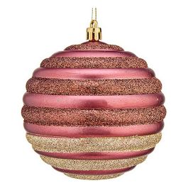 Bola de Navidad Ø 10 cm 6 Unidades Rosa Plástico Precio: 6.50000021. SKU: B1GF9GG5LH