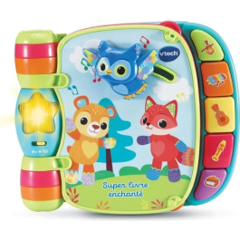 VTECH BABY Libro Super Encantado de Gatitos Bebé Azul - Libro Parlante y Musical para 6-36 Meses con Canciones y Sonidos Precio: 33.4999995. SKU: S7155987