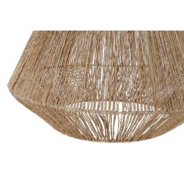 DKD Home Decor Pantalla Balines 49 x 28 x 49 cm Natural Yute Metal (2 Unidades)