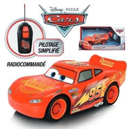 Jada SMO4006333094408 - Coche RC 1/32 Cars Rayo McQueen - Coche teledirigido para niños a partir de 4 años