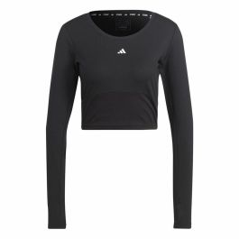 Camiseta de Manga Larga Mujer Adidas Studio Negro