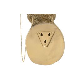 DKD Home Decor Decoración Pared Moderna Resina Dorado Liebre 21 x 45.5 x 19.5 cm (2 Unidades)