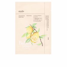 Ondo Beauty 36.5 Mascarilla Burbujeante Charcoal & Yuja Purificante Exfoliante con Vitamina C 25 ml