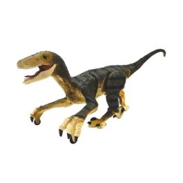 Lexibook Dinosaurio Velociraptor RC: Control Remoto 2.4GHz, Simulación Realista con Movimientos Articulados, Luces y Sonidos Rugido