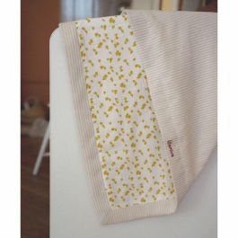 Domiva DOM1735260302328 Manta de bebé reversible estilo safari Beige 75x100 cm