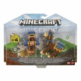 Mattel GTT53 Surtido de Figuras Minecraft Create-A-Block de 8 cm para 6+ años, Modelo Aleatorio