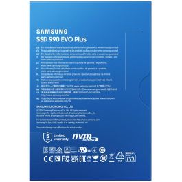 Samsung MZ-V9S4T0 SSD NVMe M.2 4TB PCIe 5.0 x 2 Lectura 7150 MB/s