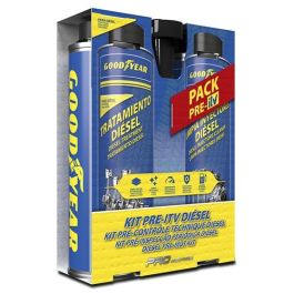 Goodyear ZGODA0007 - Kit Pre-ITV Diesel con Limpia Inyectores y Tratamiento Aditivo Combustible, 2x300ml. Limpia Sistema, Mejora Rendimiento. Goodyear ZGODA0007 - Kit Pre-ITV Diesel con Limpia Inyectores y Tratamiento Aditivo Combustible, 2x300ml. Limpia Sistema, Mejora Rendimiento.