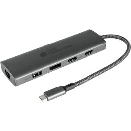 GoodConnections HUB-C001A USB-C Hub 10-Puertos: 2xHDMI, DisplayPort, USB 3.0, RJ45, Lector Tarjetas. 4K, 94W PD. Antracita Precio: 83.59000045. SKU: B1ENG2FS7V