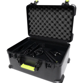 SBG Estuche de Transporte para 7 Micrófonos HF y Accesorios, Cierre TSA para Viaje