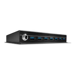 LINDY 43128 Hub USB 3.1/3.0 Industrial de 7 Puertos, 5000 Mbit/s, Negro Precio: 192.99000028. SKU: B16C7J6352