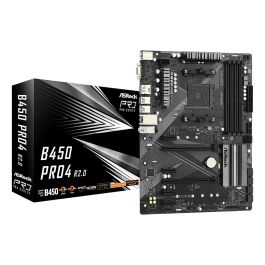 ASRock B450 PRO4 R2.0 Placa Base ATX Socket AM4 AMD B450 DDR4