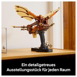 LEGO ICONS 10363 Máquina Voladora de Leonardo da Vinci, Juego Construcción, 493 Piezas, 18+ Años