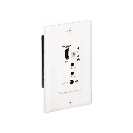 Muxlab Wallplate Transmisor HDMI HDBaseT UHD-4K para Empotrar en Pared, Extensión Señal hasta 70m 1080p / 40m 4K