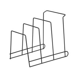 Kinvara Organizador Sartenes Negro 22.5x26.5x19.5 cm (Set de 24)